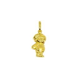Pingente Boneco Alem�ozinho em Ouro 18 Kilates � 25316